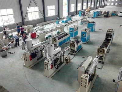 塑料管生產(chǎn)線廠家、天信泰塑機(jī)(在線咨詢)、塑料管生產(chǎn)線